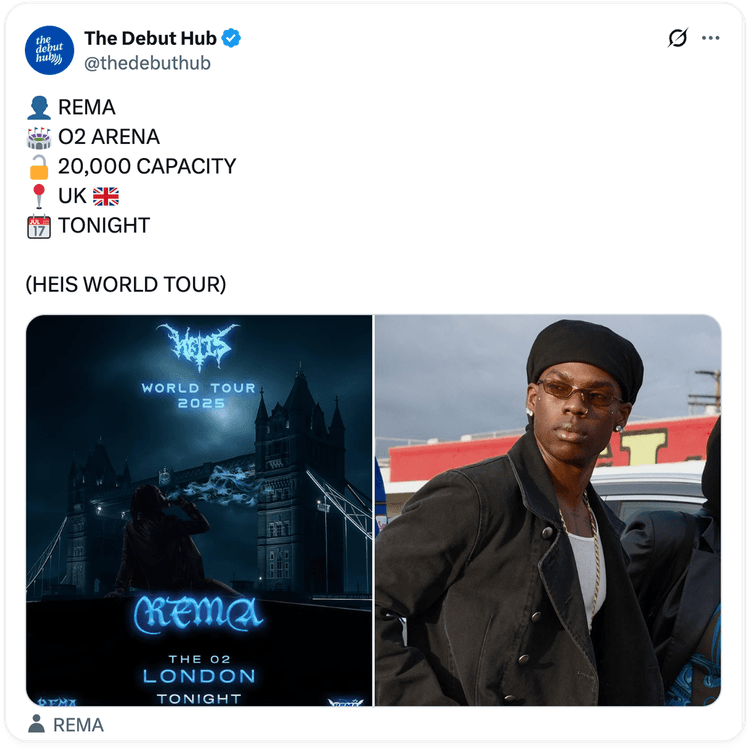 Rema Tweet Card